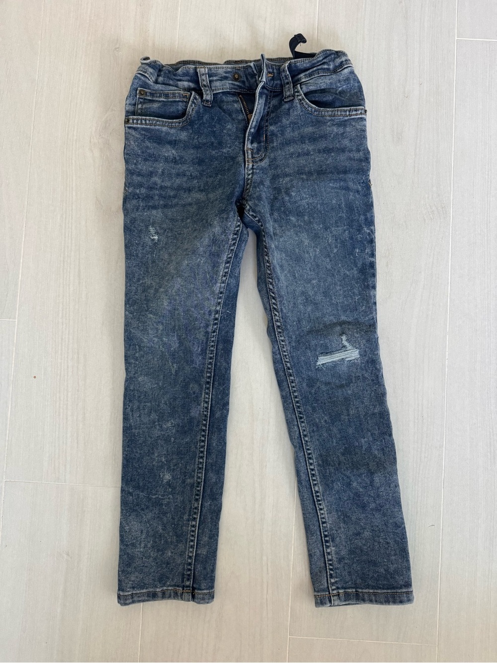 Cat & Jack Boys Slim Straight Jeans - Faded Blue